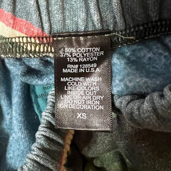 Aviator Nation Serape Tulum Bolt Stitch Sweatpants Pull-On Pants Stripe Size XS - Picture 14 of 14